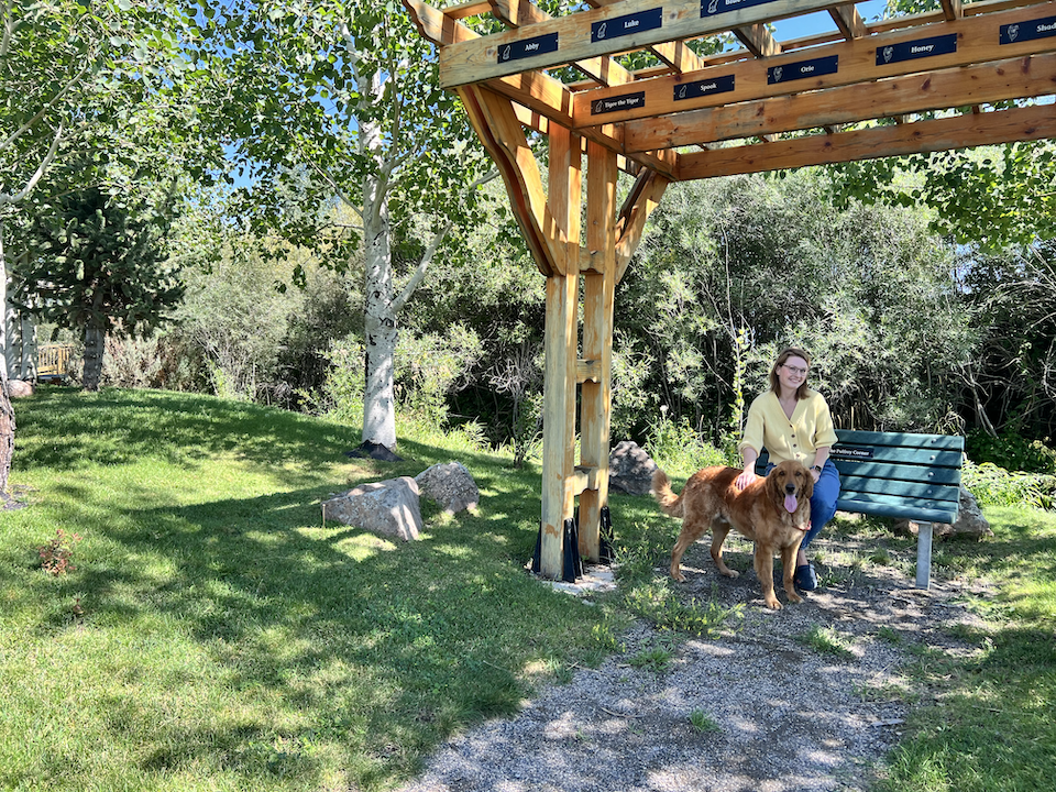 Woman brings beloved pet to Heart to Heart Park